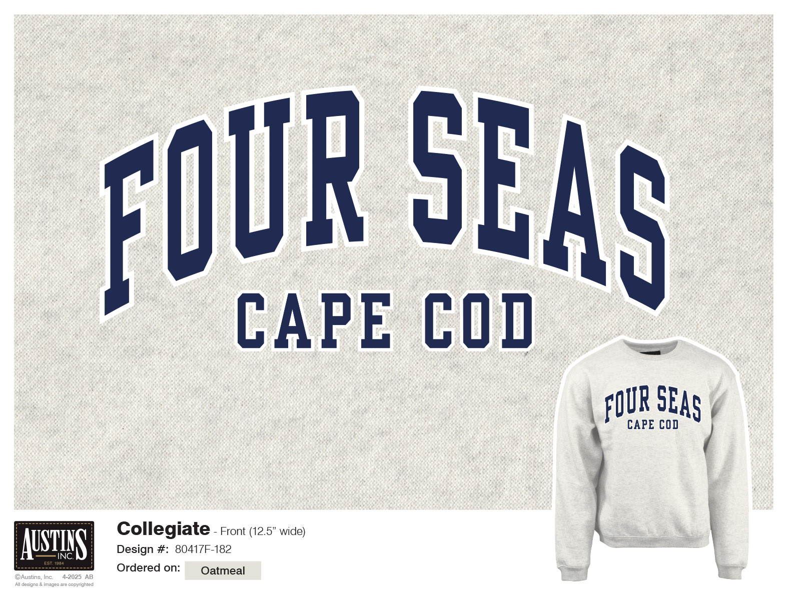 Four Seas cape cod COLLEGIATE#182