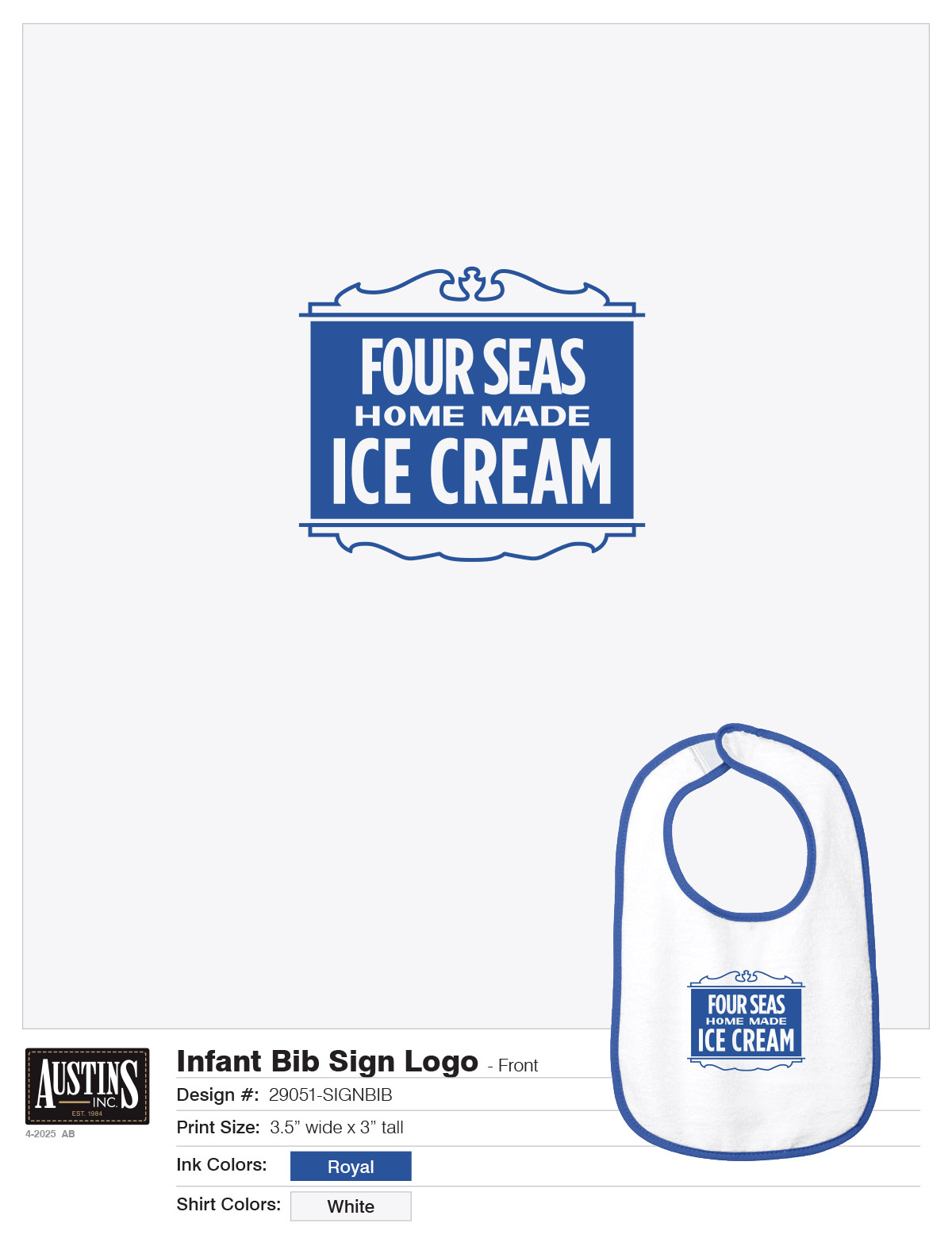 Sign Logo Infant BIB proof